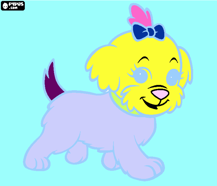 diseño perrich para colorir e imprimir