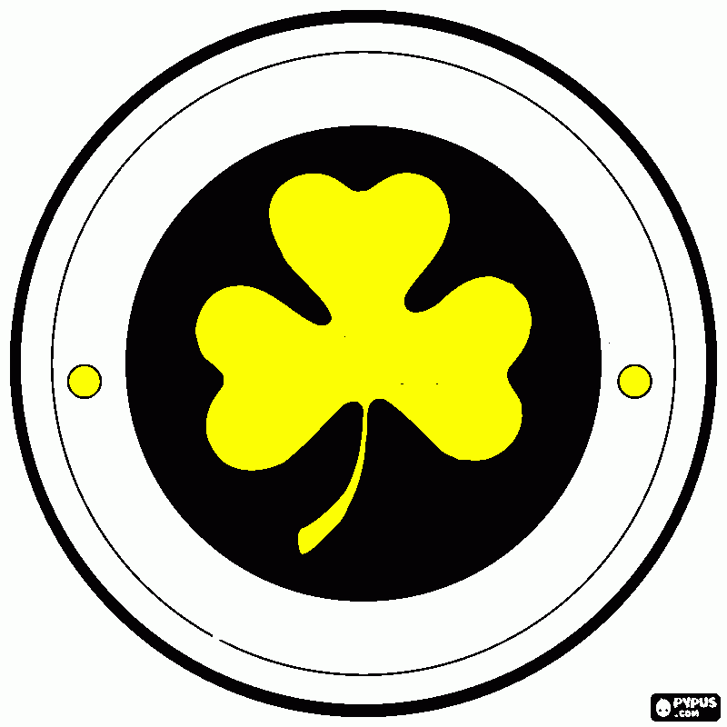 Distintivo para colorir e imprimir