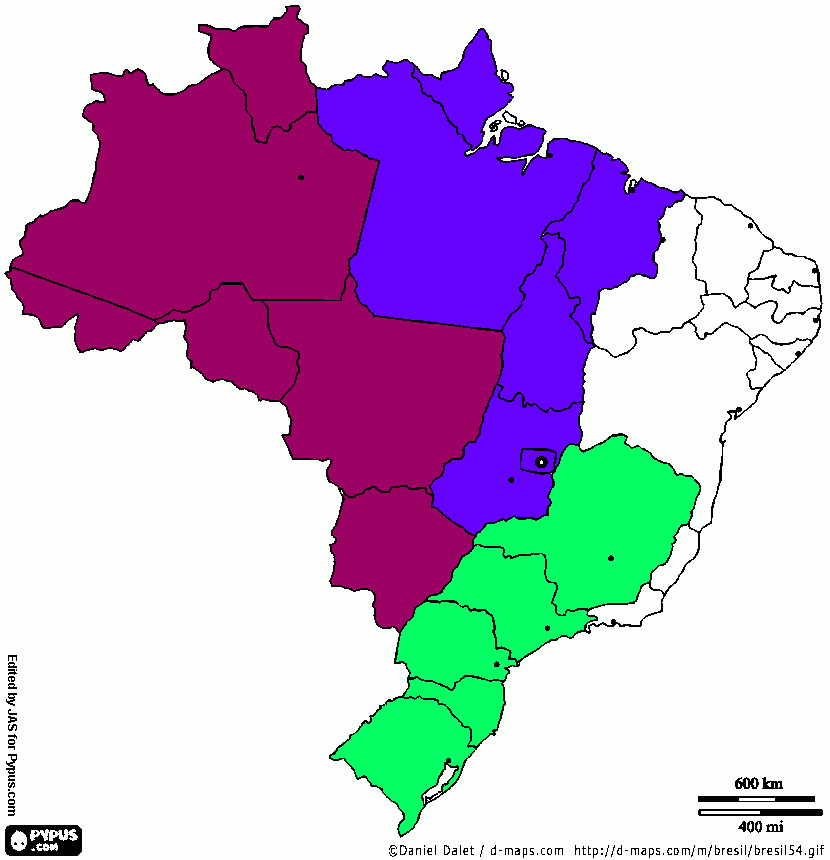 divisoes regionais para colorir e imprimir