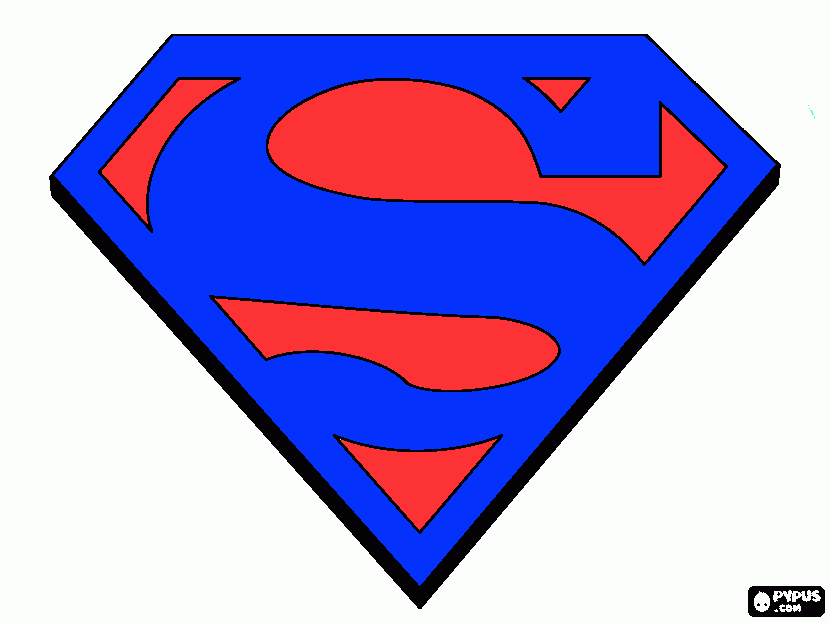 do super men para colorir e imprimir