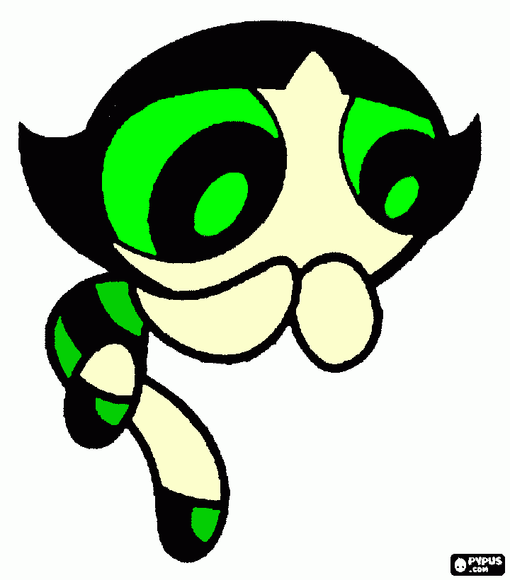 docinho verde para colorir e imprimir