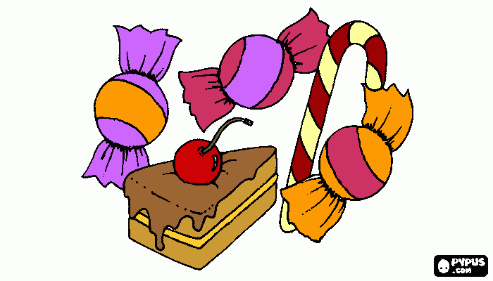 docinhos para colorir e imprimir