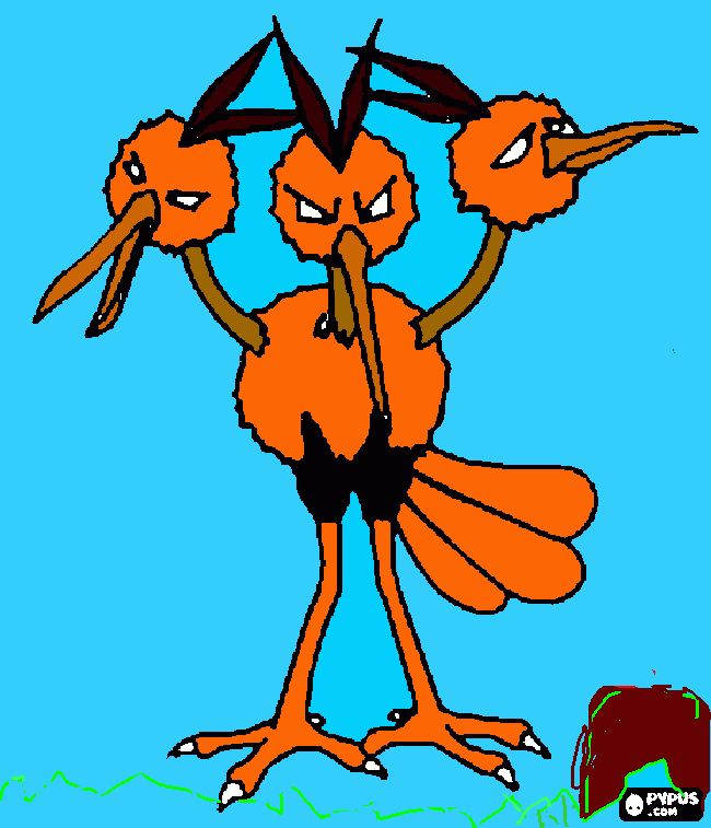 dodrio para colorir e imprimir