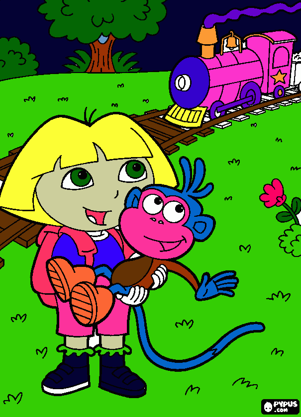 dola e botas para colorir e imprimir