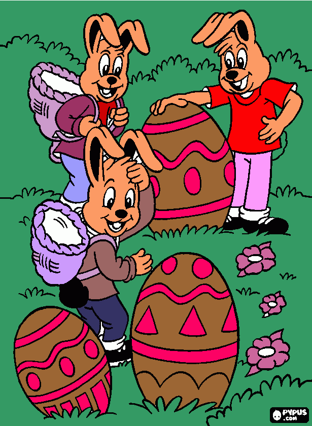 domingo de páscoa - 01 de abril para colorir e imprimir