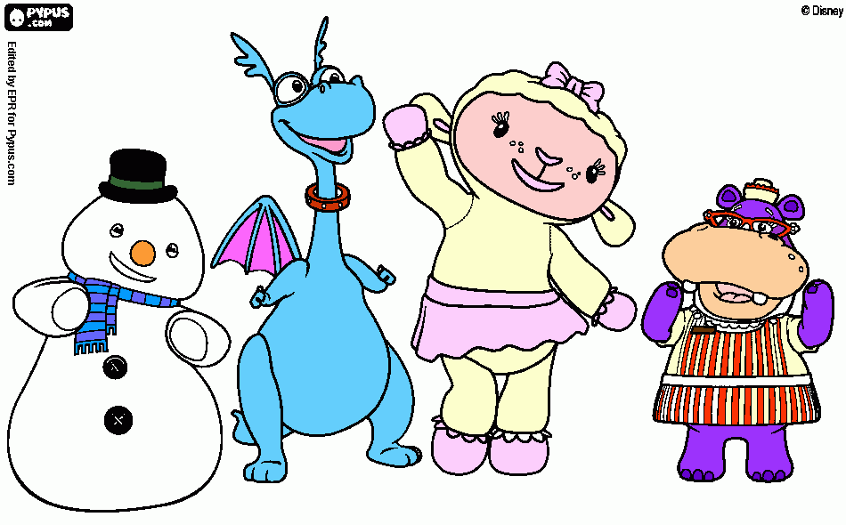 Dra Brinquedo para colorir e imprimir