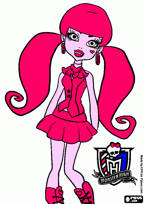 dracula laura para colorir e imprimir