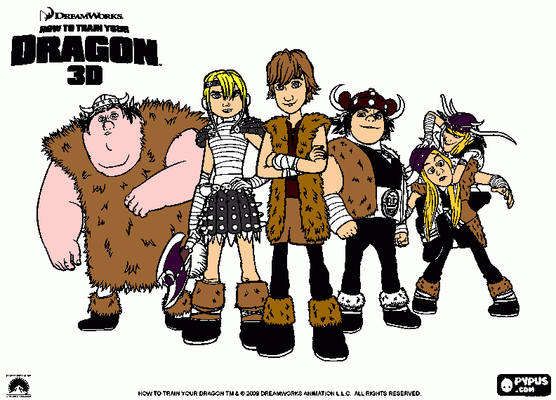 Dragaes defeissore  de  berki para colorir e imprimir