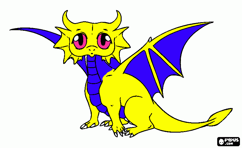 Dragan estelar   para colorir e imprimir