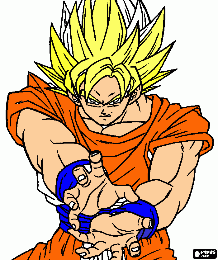 dragao  ballz para colorir e imprimir