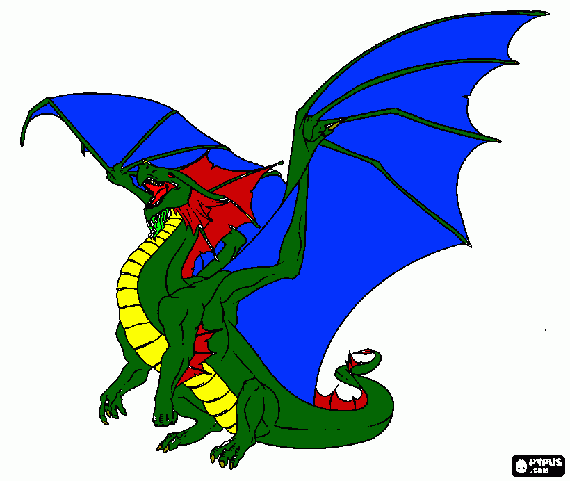 dragao da terra para colorir e imprimir