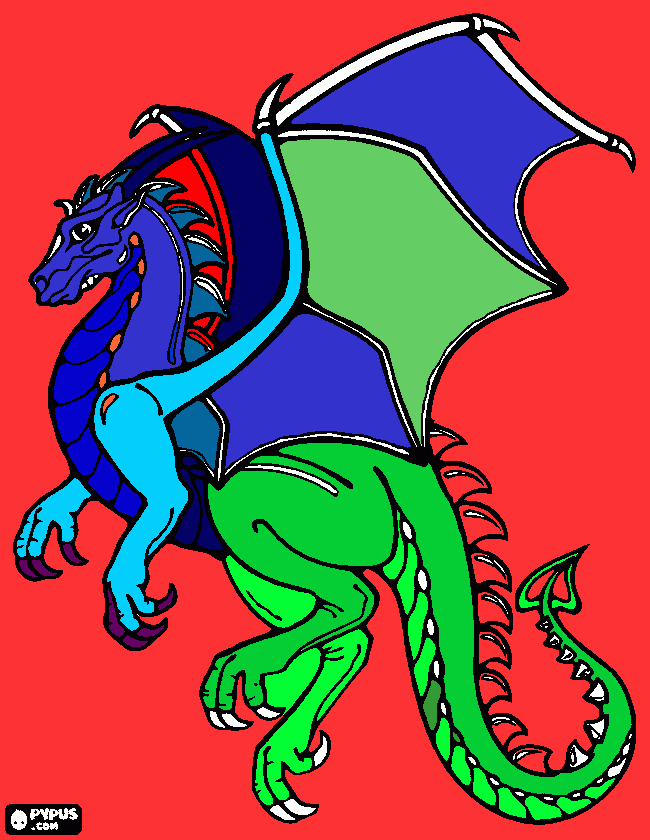 dragao evolutiom para colorir e imprimir