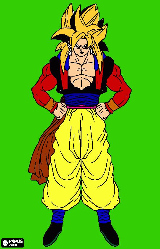 DRAGOLBALL para colorir e imprimir