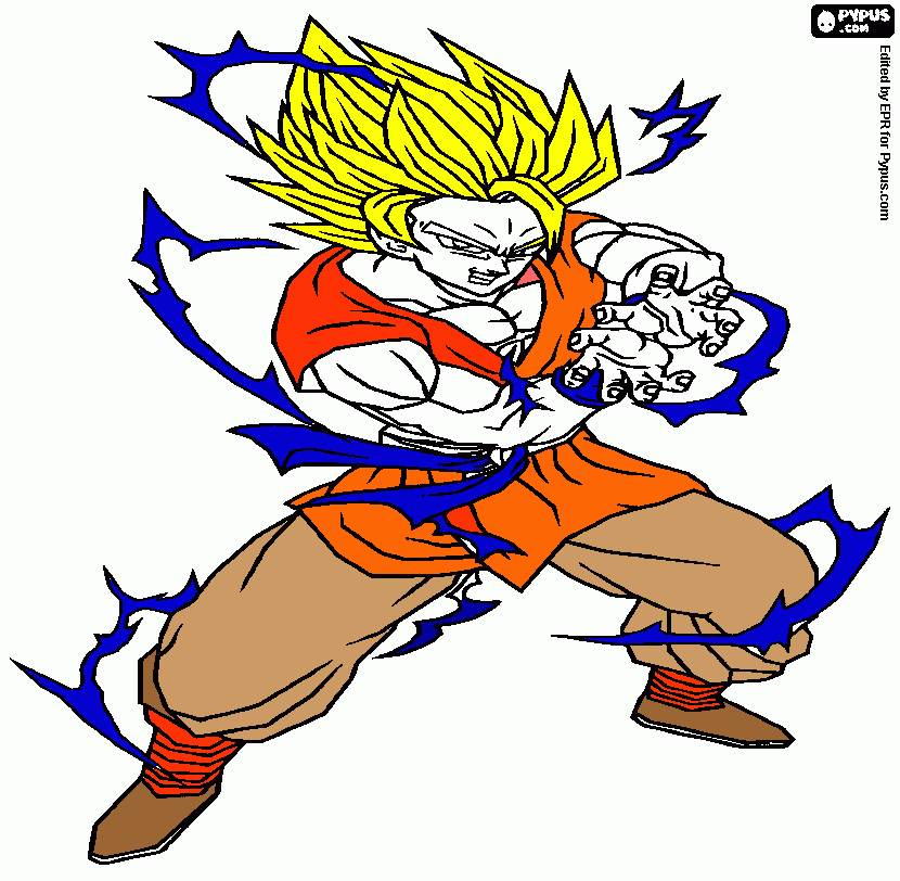 dragom ball z para colorir e imprimir