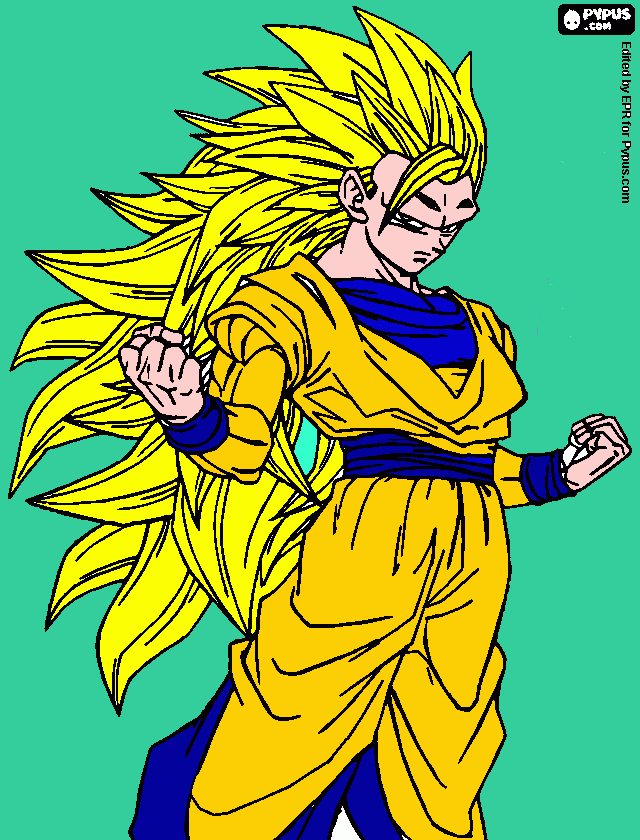 dragomball para colorir e imprimir
