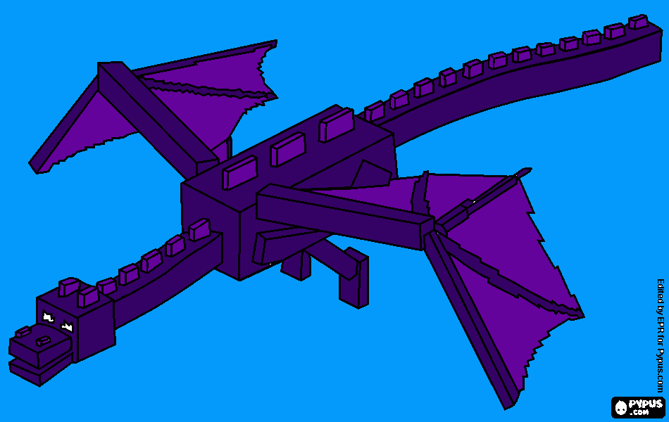 dragon lendario para colorir e imprimir