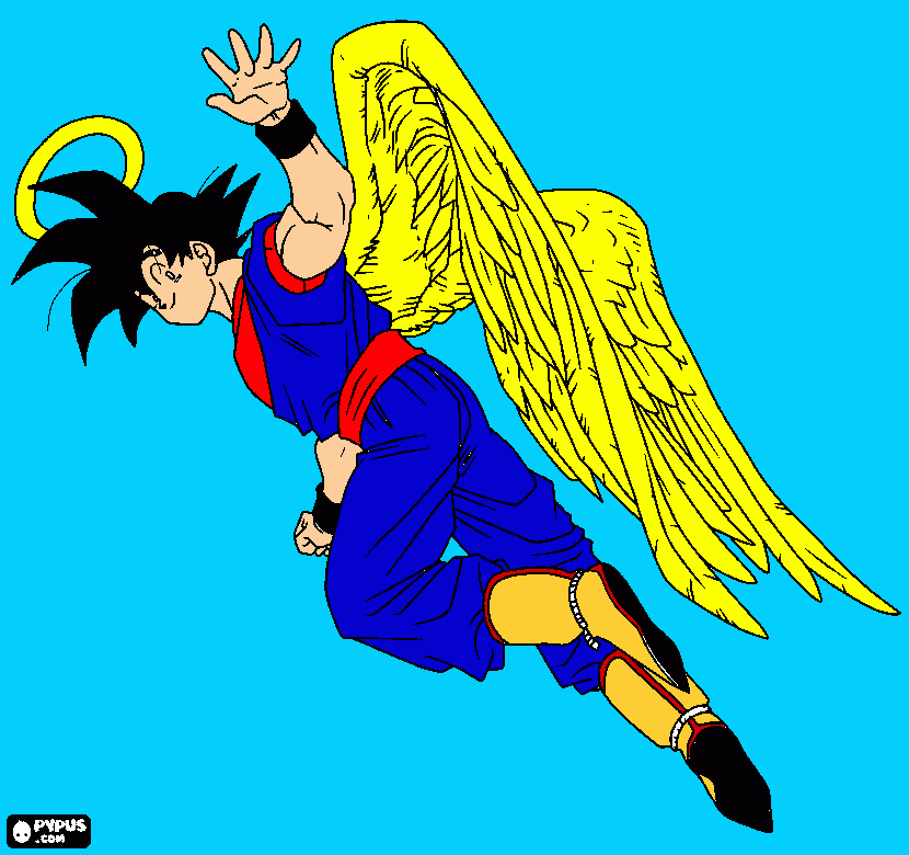 dragool ball z para colorir e imprimir