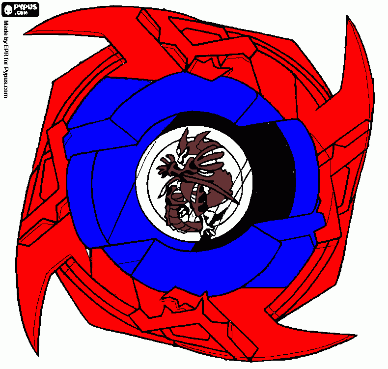 dragão negro para colorir e imprimir