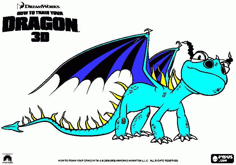 dragões para colorir e imprimir