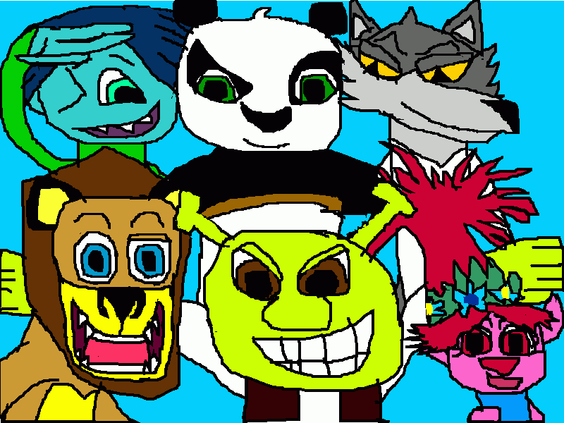 DREAMWORKS ALL STAR RACE AGAINST TIME para colorir e imprimir