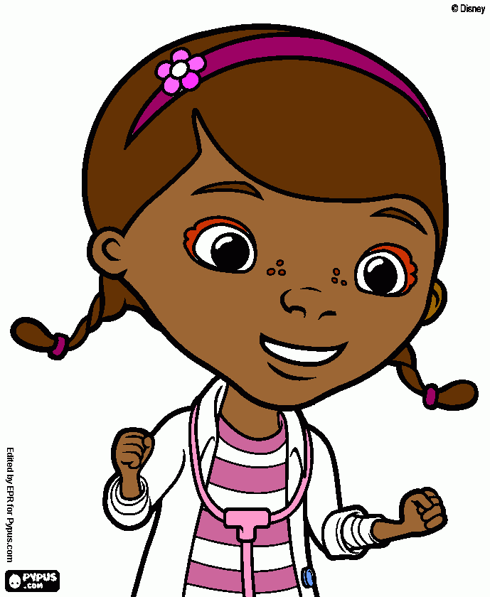 Drª brinquedos para colorir e imprimir