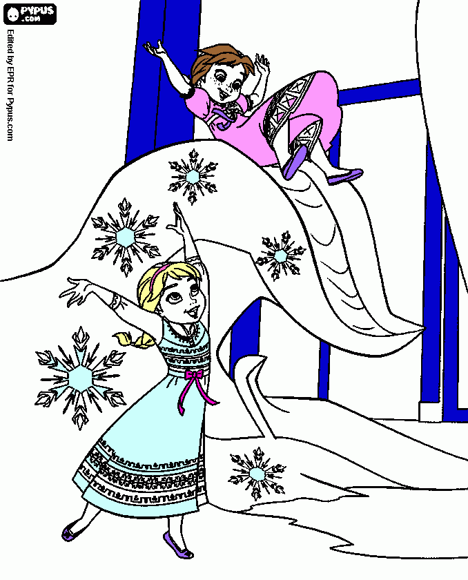  duas irmas melhores amigas para colorir e imprimir