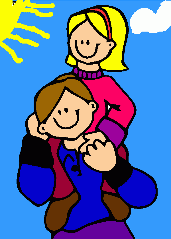 duas meninas felizes para colorir e imprimir