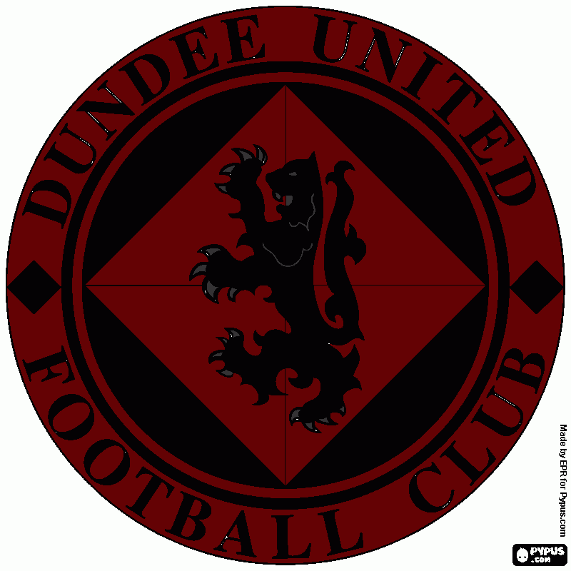 Dundee United para colorir e imprimir