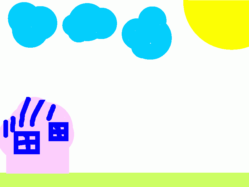 e a nossa casa para colorir e imprimir
