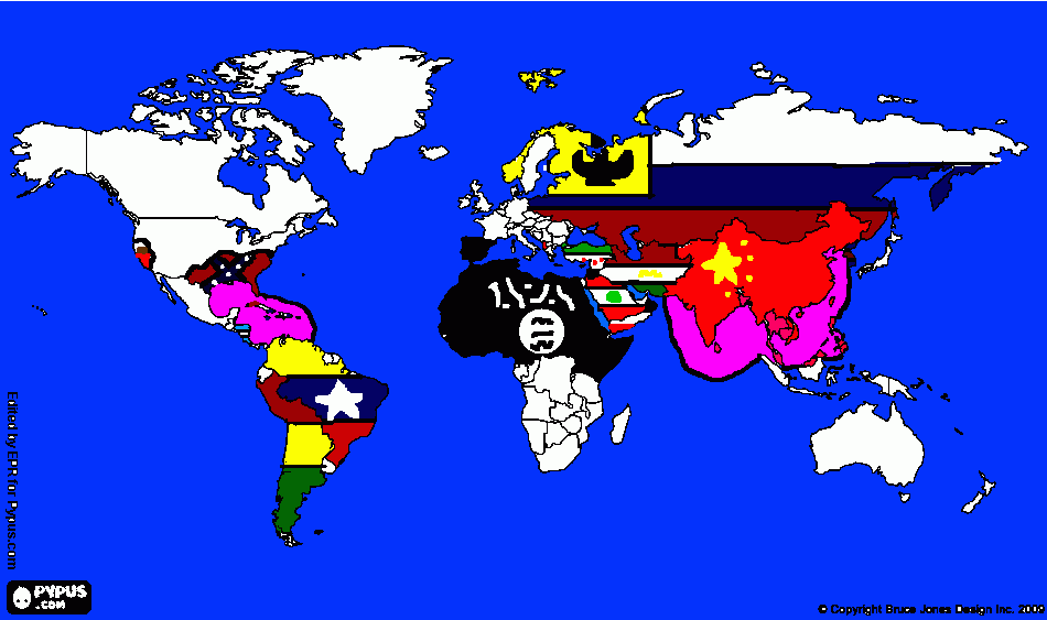 E se os inimigos dos EUA dominassem o mundo? para colorir e imprimir