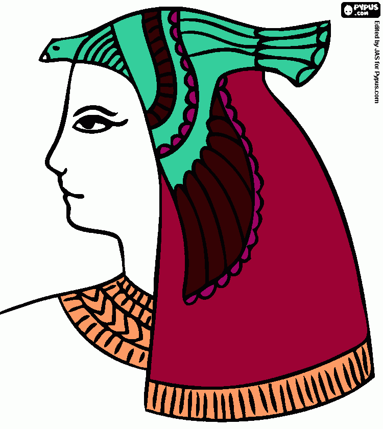 egipicia para colorir e imprimir