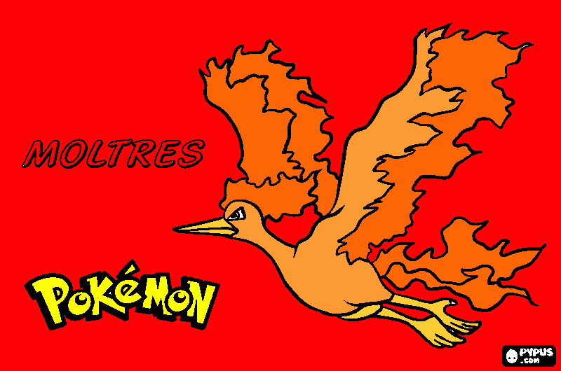 ele do pokemom para colorir e imprimir
