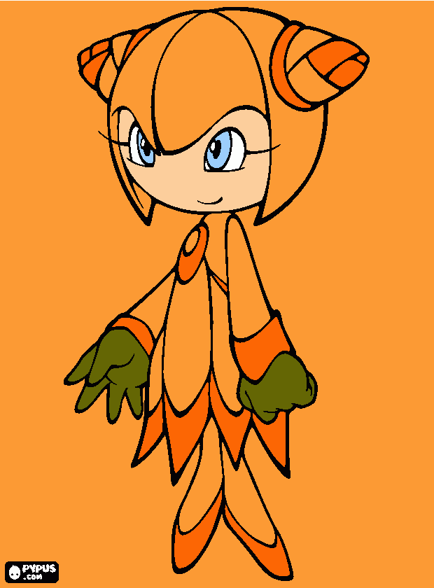 Emerl Sonic para colorir e imprimir