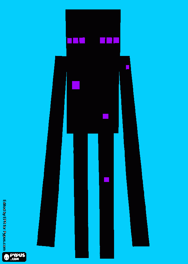 ENDER MANICREFT para colorir e imprimir