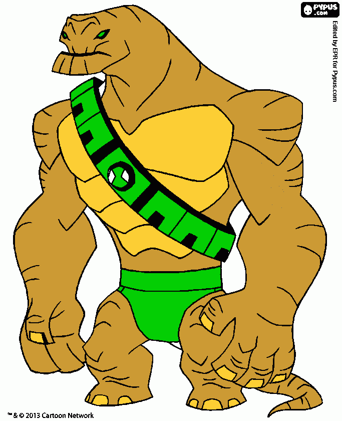 Enormosalro para colorir e imprimir