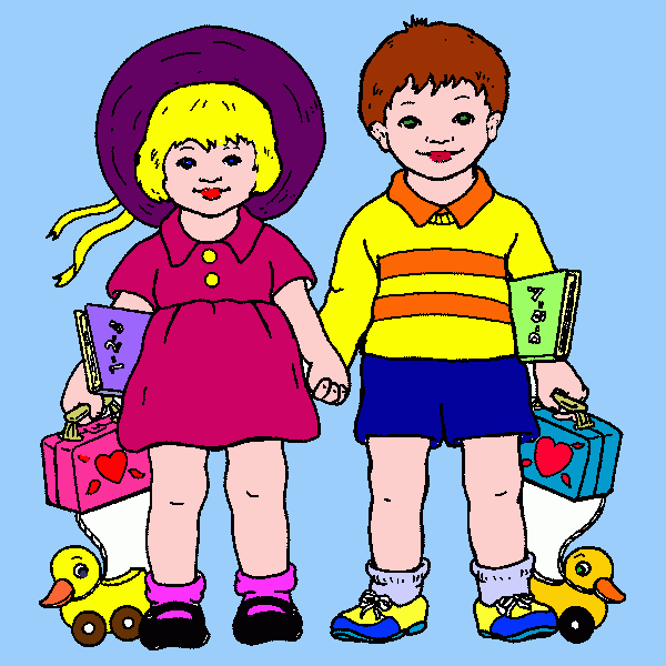 entrada na escola para colorir e imprimir