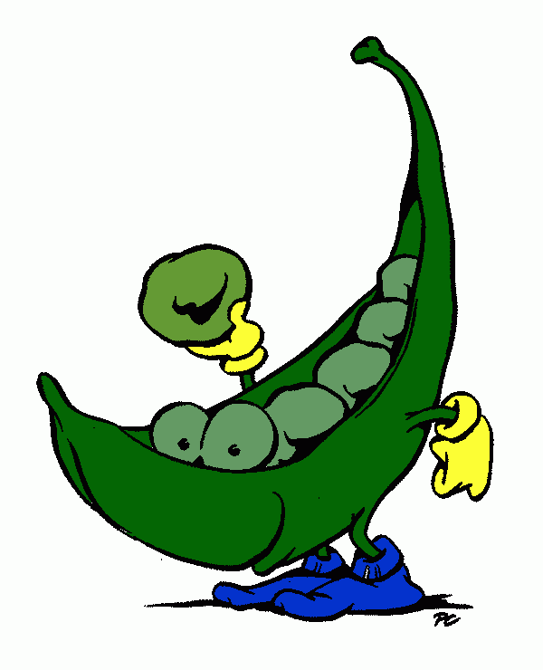 ervilha para colorir e imprimir