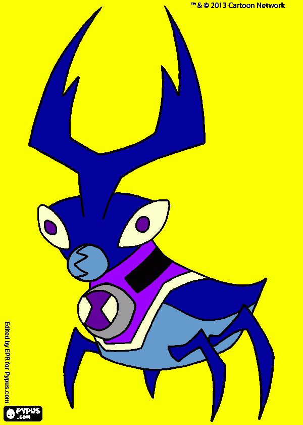 escarabola negativo para colorir e imprimir