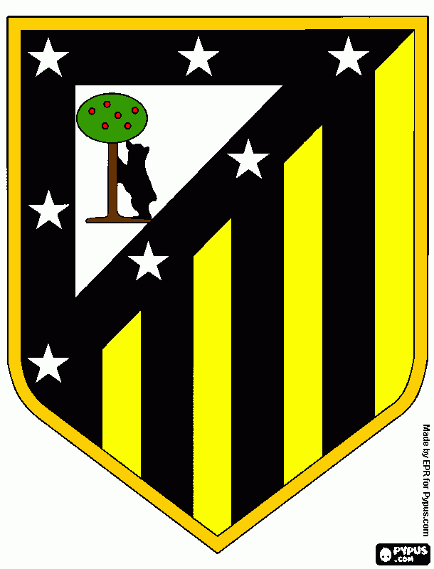 Escudo ASM para colorir e imprimir