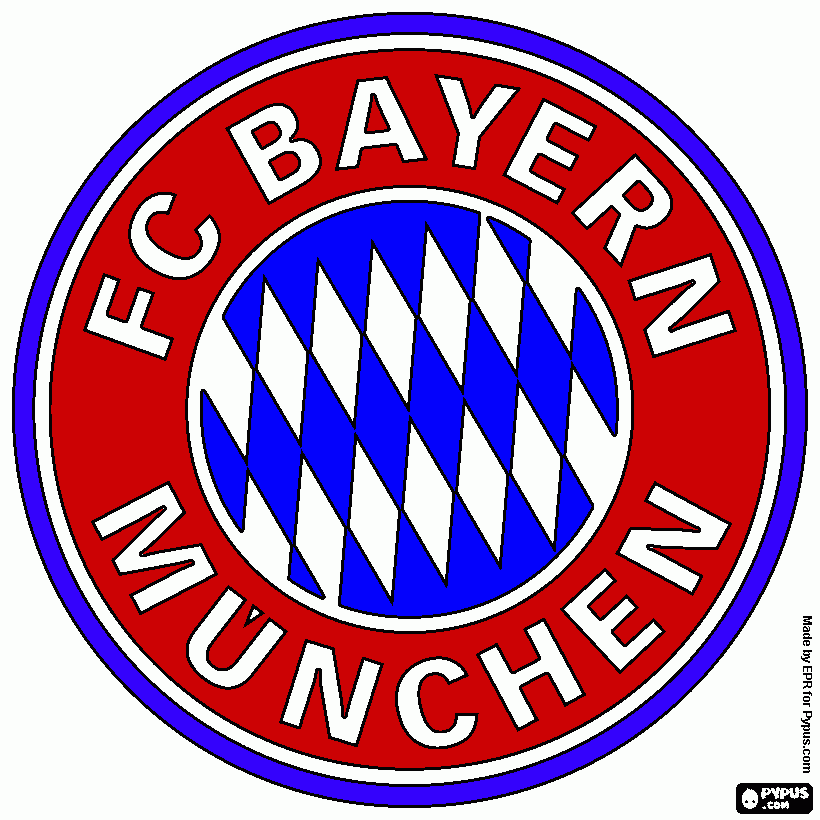 escudo bayern para colorir e imprimir