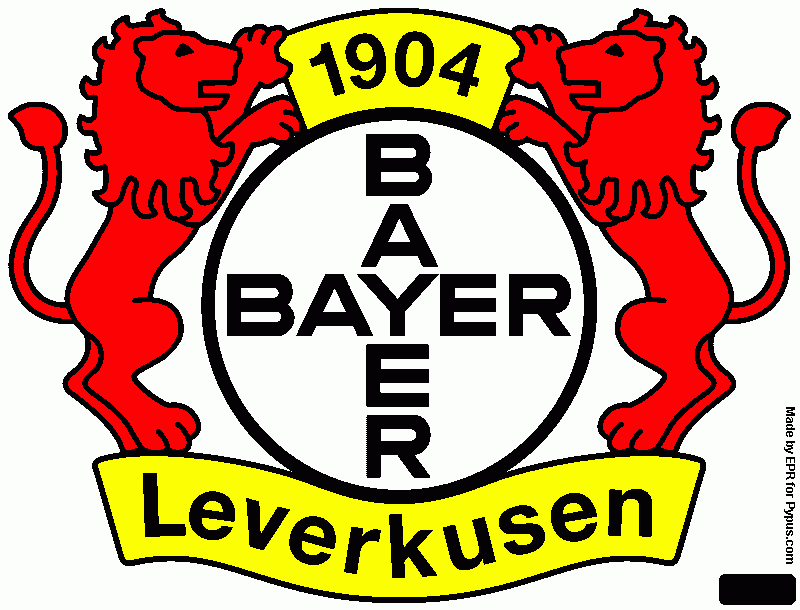 escudo do Bayer Leverkusen para colorir e imprimir