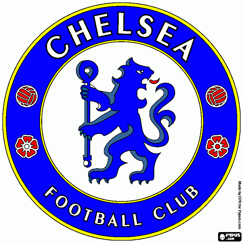 escudo do chelsea para colorir e imprimir
