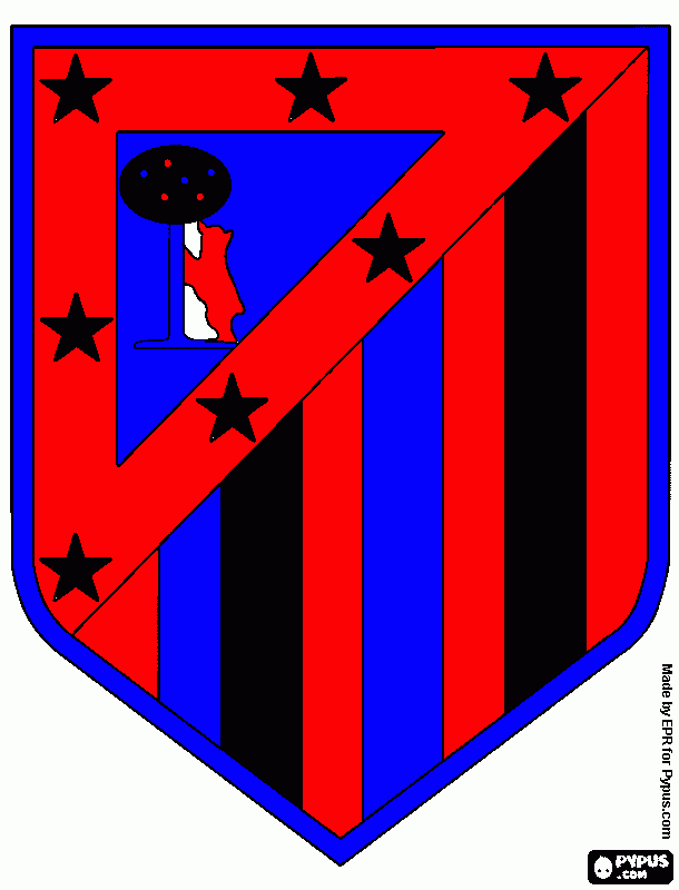 escudo do clubinho para colorir e imprimir