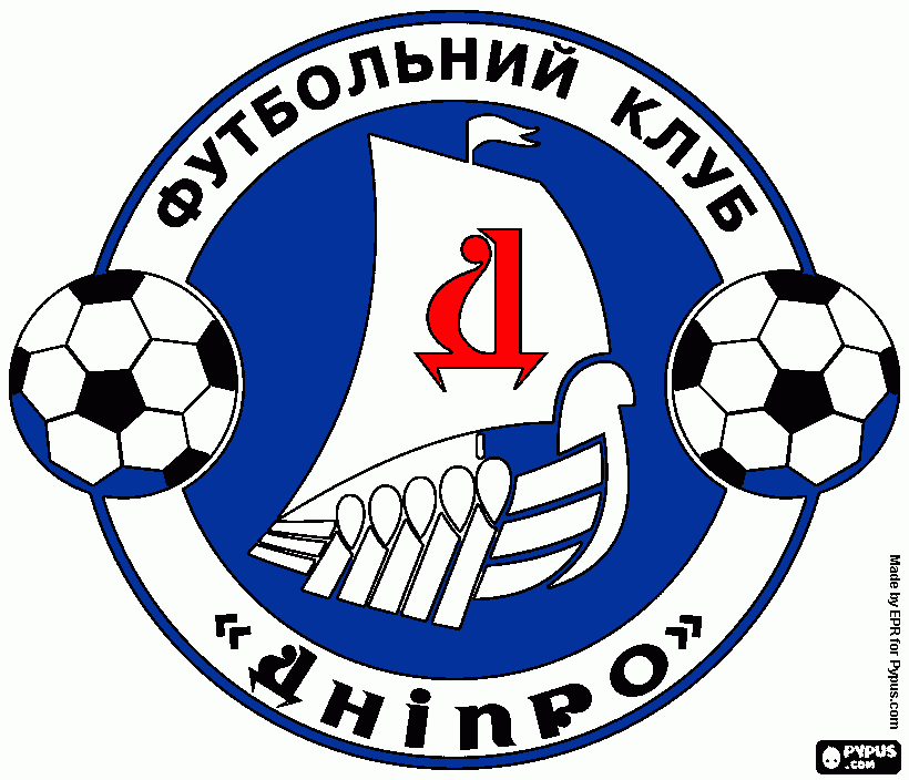escudo do dnipro dnipropetrovsk da ucrania para colorir e imprimir