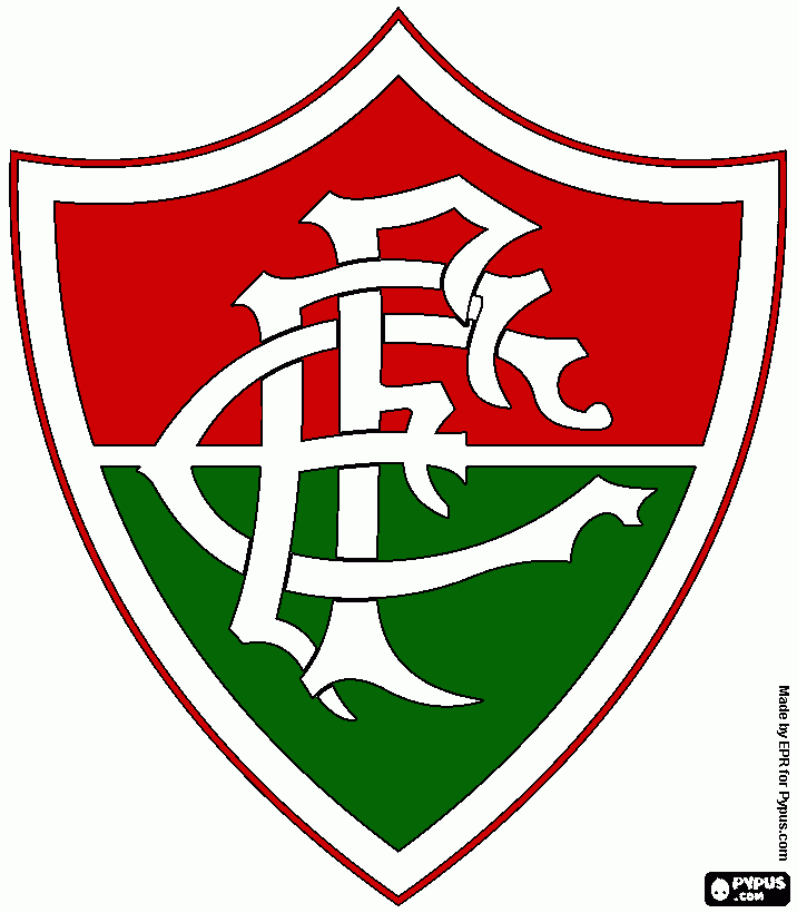escudo fluminense para colorir e imprimir