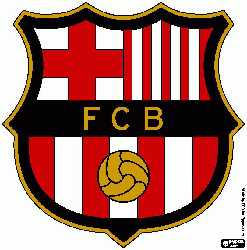 Escudo N.F.C. para colorir e imprimir