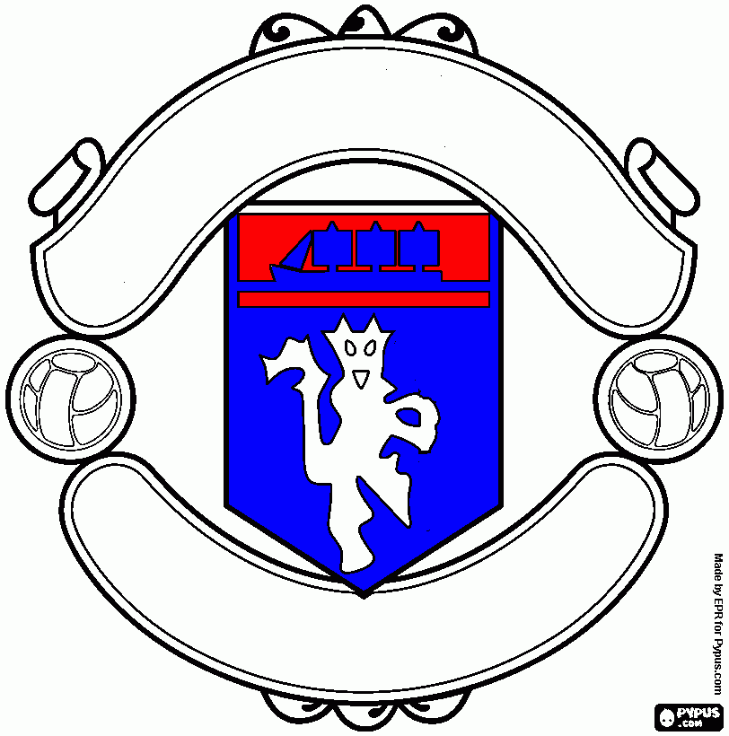 ESCUDO TIME FUTSAL para colorir e imprimir