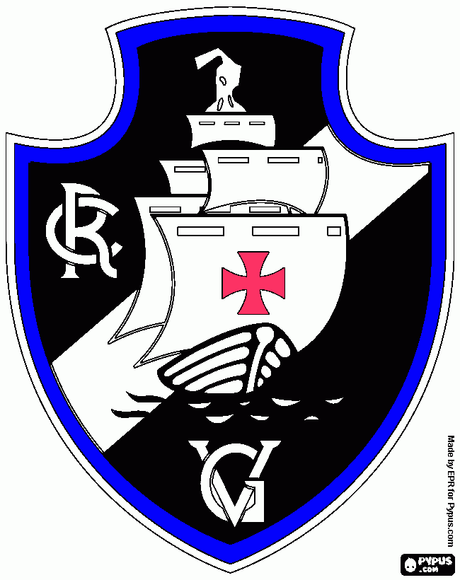escudo vasco da para imprimir desenho escudo vasco da