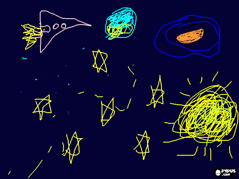 espaso   sideral para colorir e imprimir