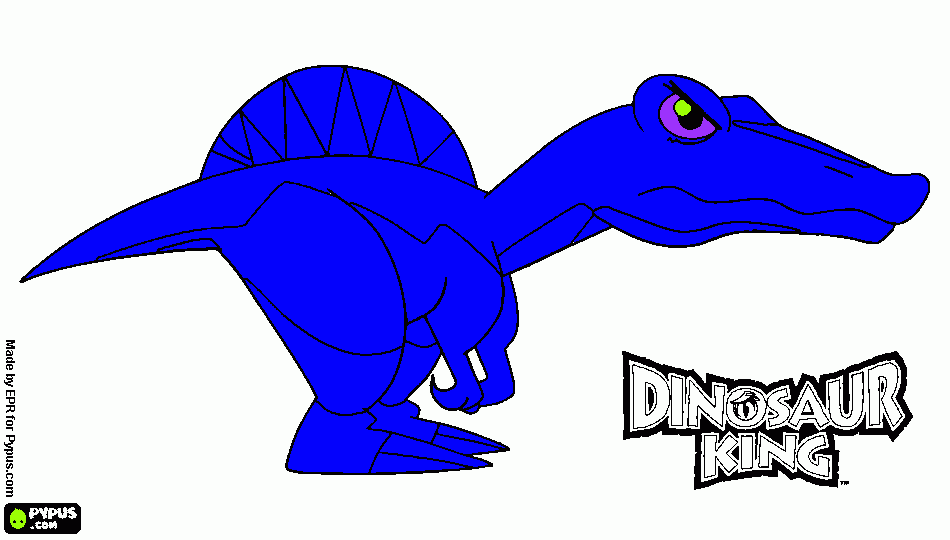 espinossauro para colorir e imprimir